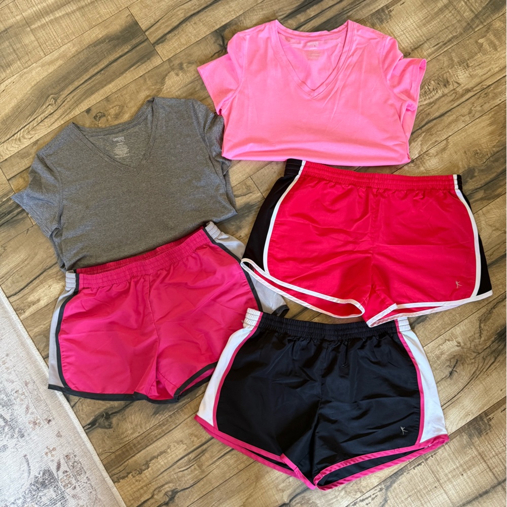 Danskin Women's Activewear Set - Pink, Gray, Black